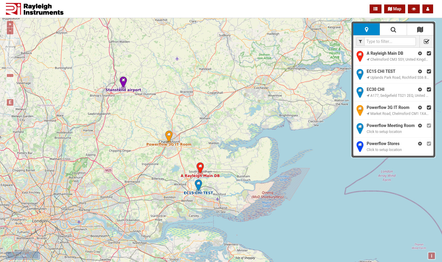 Map module overview.